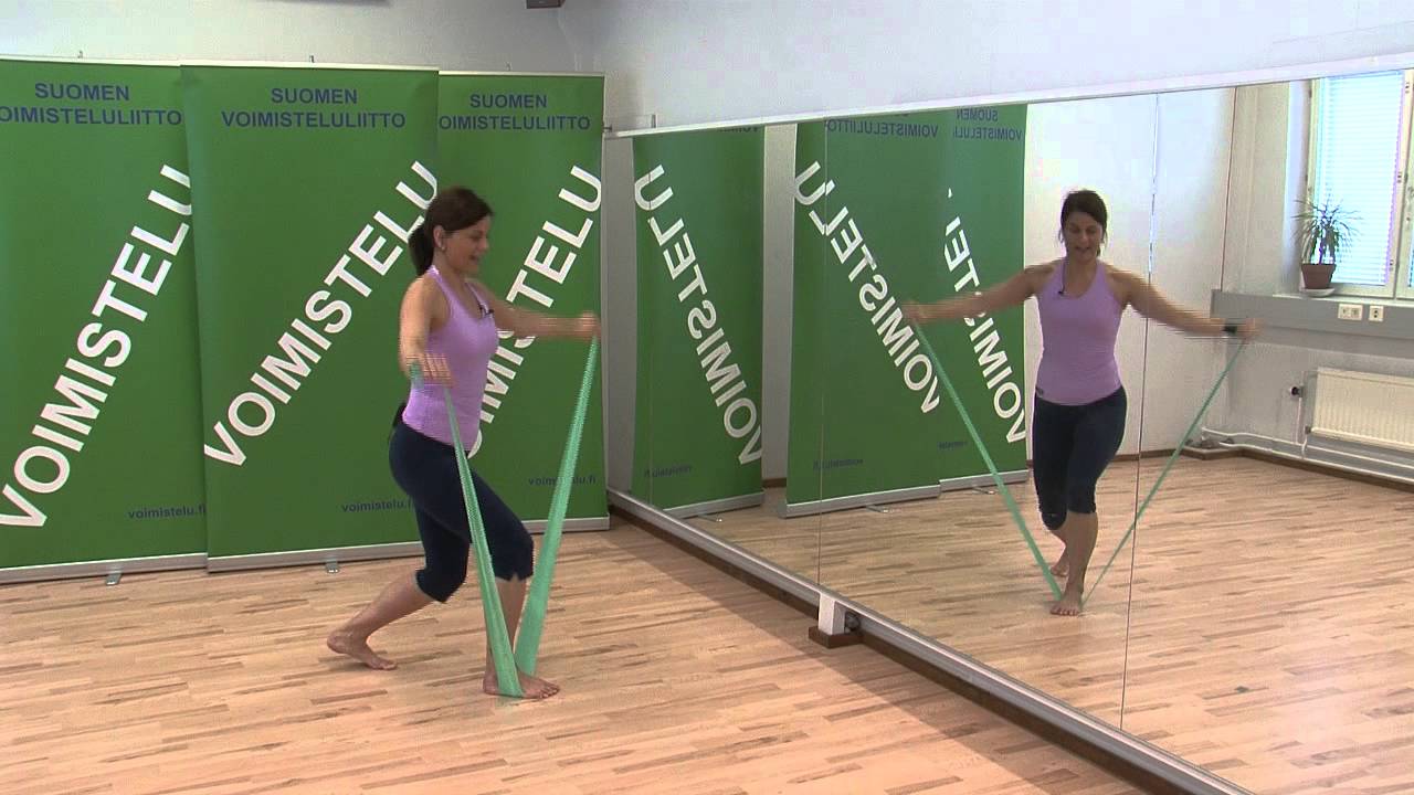 Kuminauhajumppa ylävartalolle