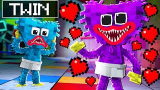 Huggy Wuggy has a TWIN SISTER?! in Minecraft Poppy Playtime
