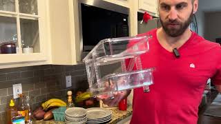 Soda Can Organizer Dispenser for Refrigerator Pop Holders for Fridge Mini Skinny Rack Container Wide