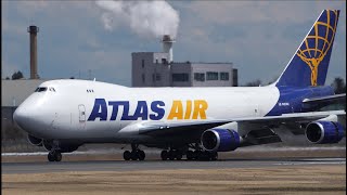 Atlas Air Boeing 747-400F N493MC Landing at Narita 34R | NRT/RJAA