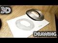 Top 3D drawing of the letter O