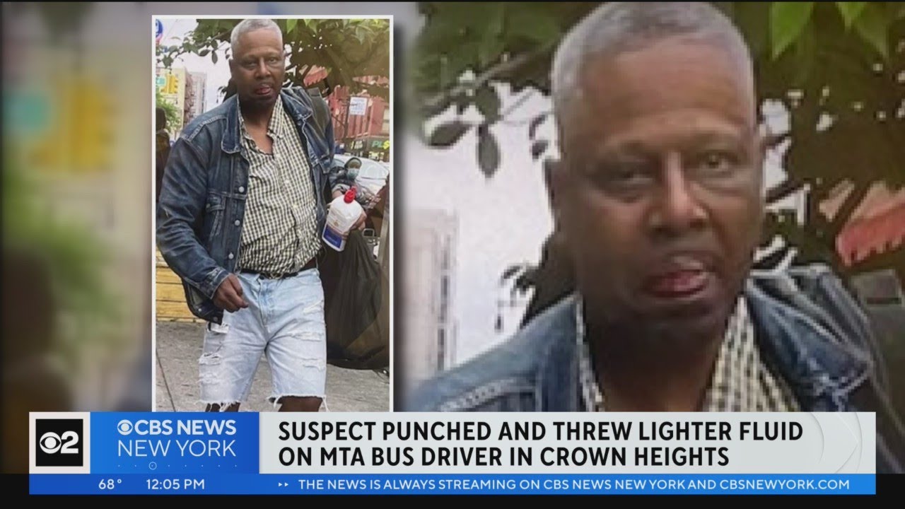 latin typisk fly Man accused of attacking bus driver with lighter fluid - YouTube