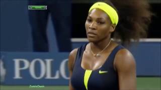 Serena Williams vs Coco Vandeweghe 2012 US Open Highlights