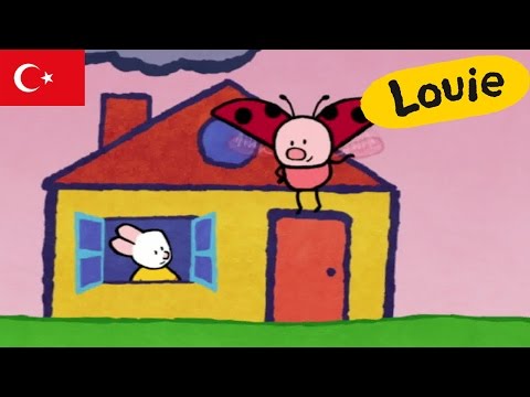 Louie - ev çiziyor S01E01 HD | Çocuklar için çizgi filmler