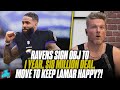 Odell Beckham Jr Signs 1 Year, $18M Deal With Ravens, Best Receiver Lamar Has Had? | Pat McAfee