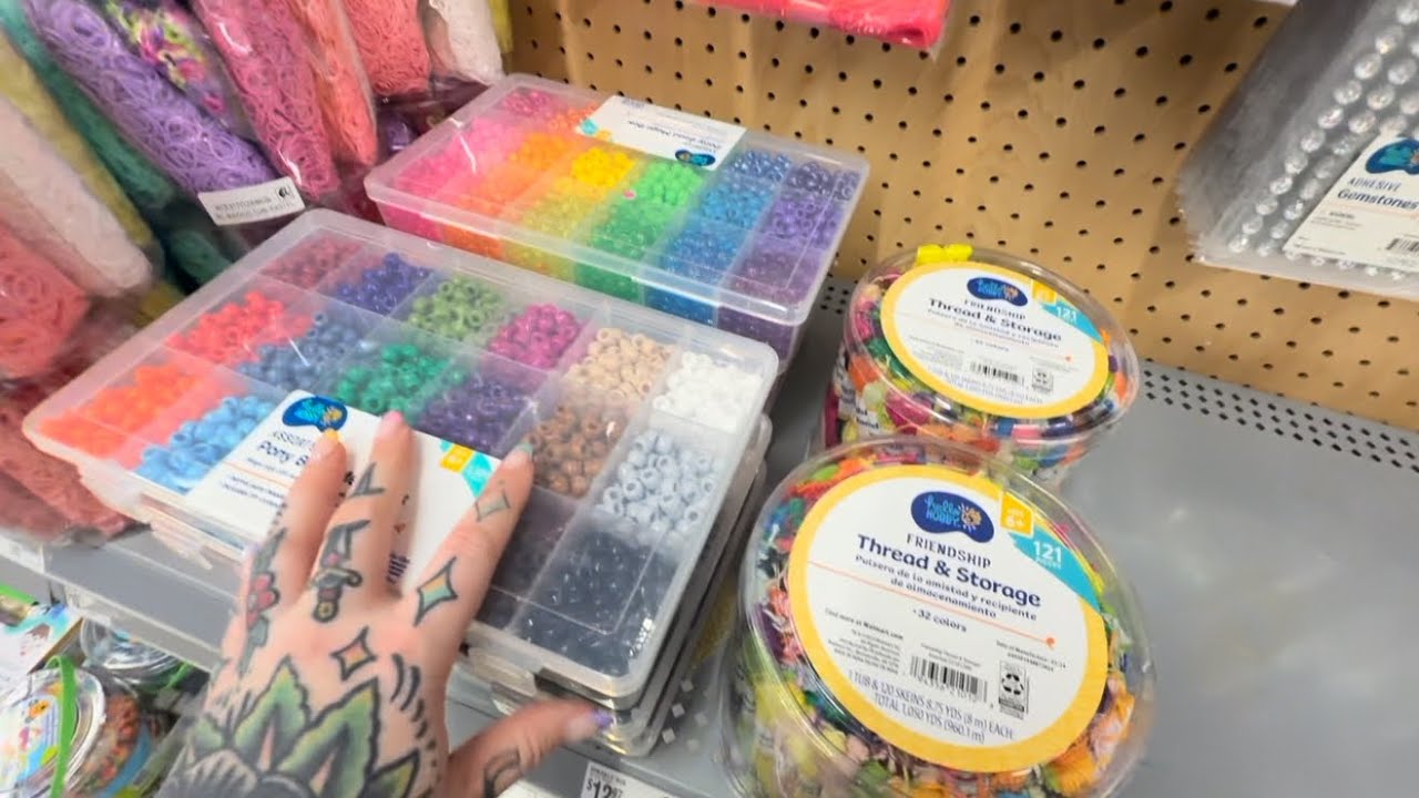 ASMR Shelf Organizing at Walmart: Arts & Crafts 🎨🖌️