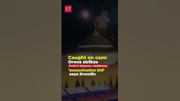Caught on cam: Drone strikes Putin