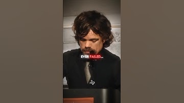 GREATEST SPEECH ON FAILURE — Peter Dinklage #motivation #failure #success