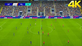 PES 2024 ULTRA Realistic Graphics MOD - Inter Milan vs AC Milan - Milan Derby | PES 2021 Mods