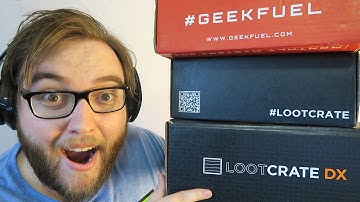 Mega Unboxing - Loot Crate DX, Loot Crate & Geek Fuel - July Mega Unboxing