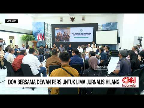 Doa Bersama Dewan Pers Untuk Lima Jurnalis Hilang