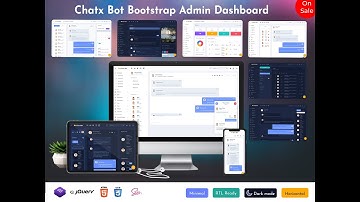 Responsive Bootstrap 5 Admin RTL Dashboard Template – Chatbot