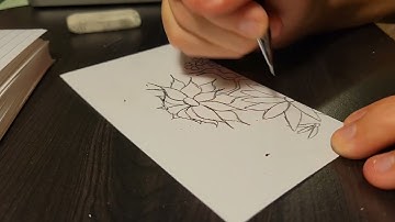 Index-Card Art! - First Card (Part  1/3) - Sketching