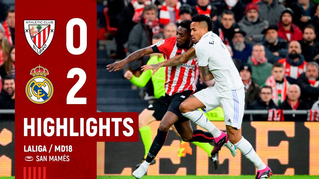 HIGHLIGHTS Athletic Club 02 Real Madrid LaLiga 202223 MD18 YouTube