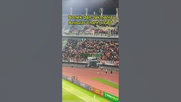 Mesra❗BONEK dan JAKMANIA Berbalas Chant di GBT #jakmania
