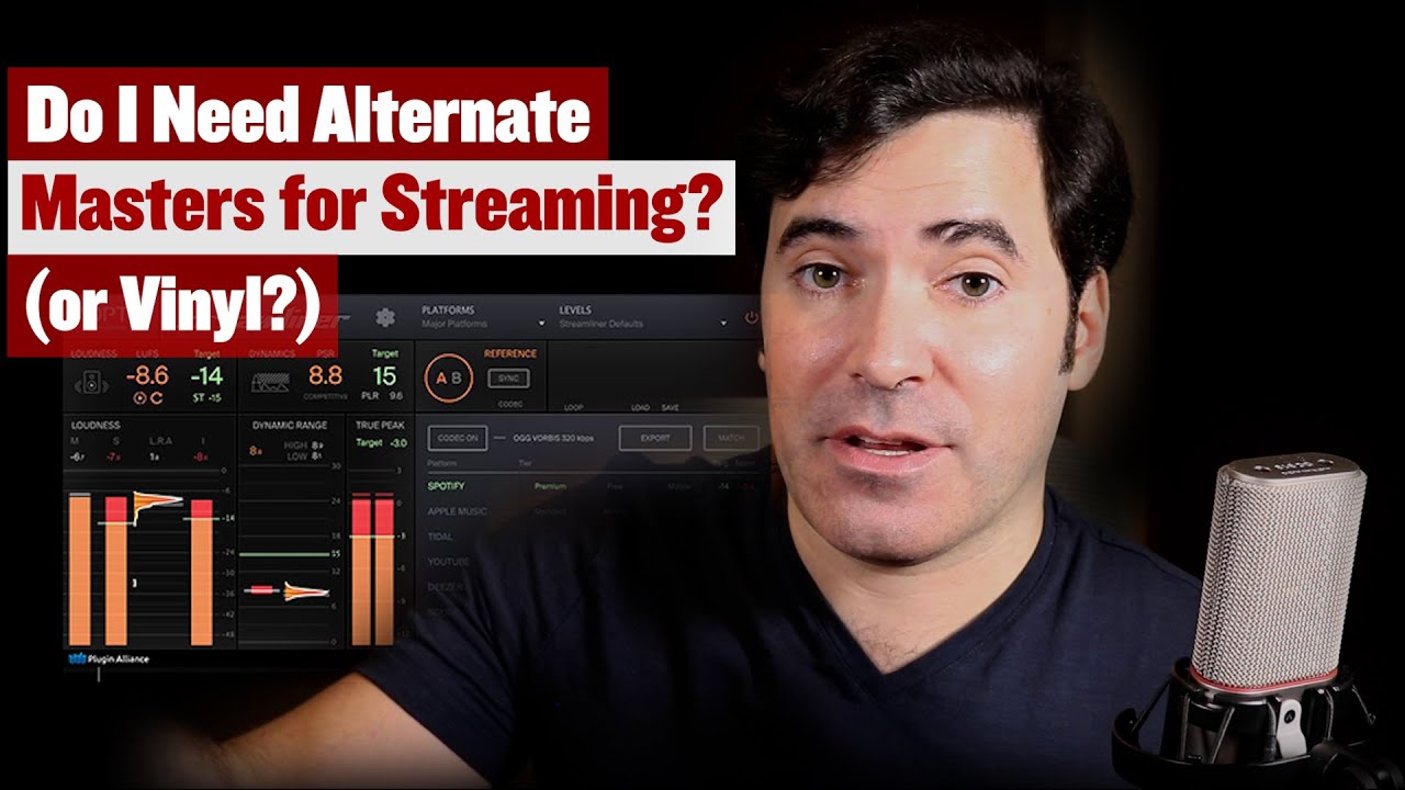 Do I Need Multiple Masters for Streaming Services (or Vinyl?) - YouTube