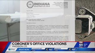 Madison County fined $22.5k for coroner's office violations