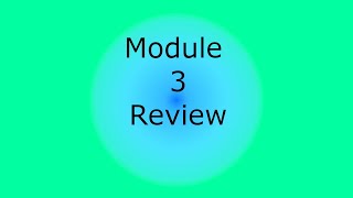 IM1 - Module 3 Review Wealth