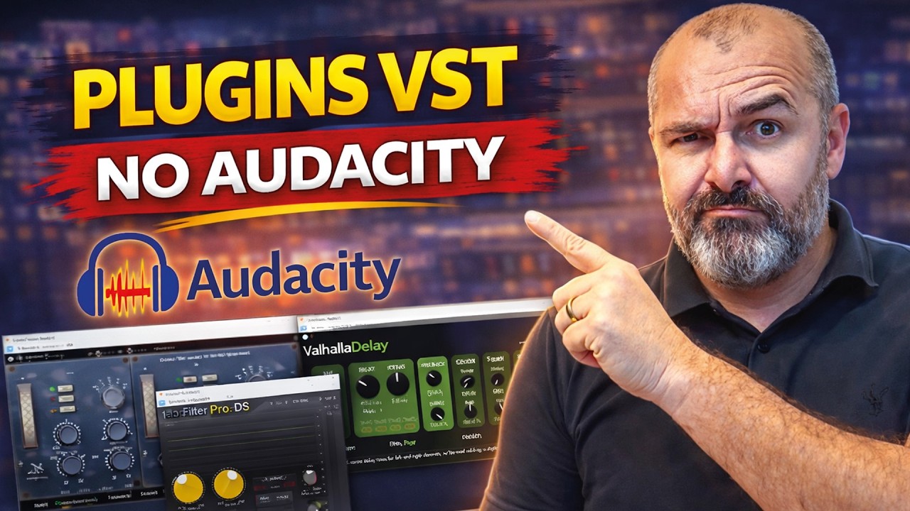 Como habilitar plugins VST e VST3 no Audacity - FÁCIL FÁCIL - YouTube