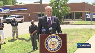 Senator Minority Leader Chuck Schumer visits Twin Tiers about USPS