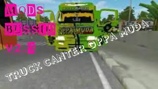 TRUCK CANTER OPPA MUDA MOD BUSSID V2.9 - BUS SIMULATOR INDONESIA