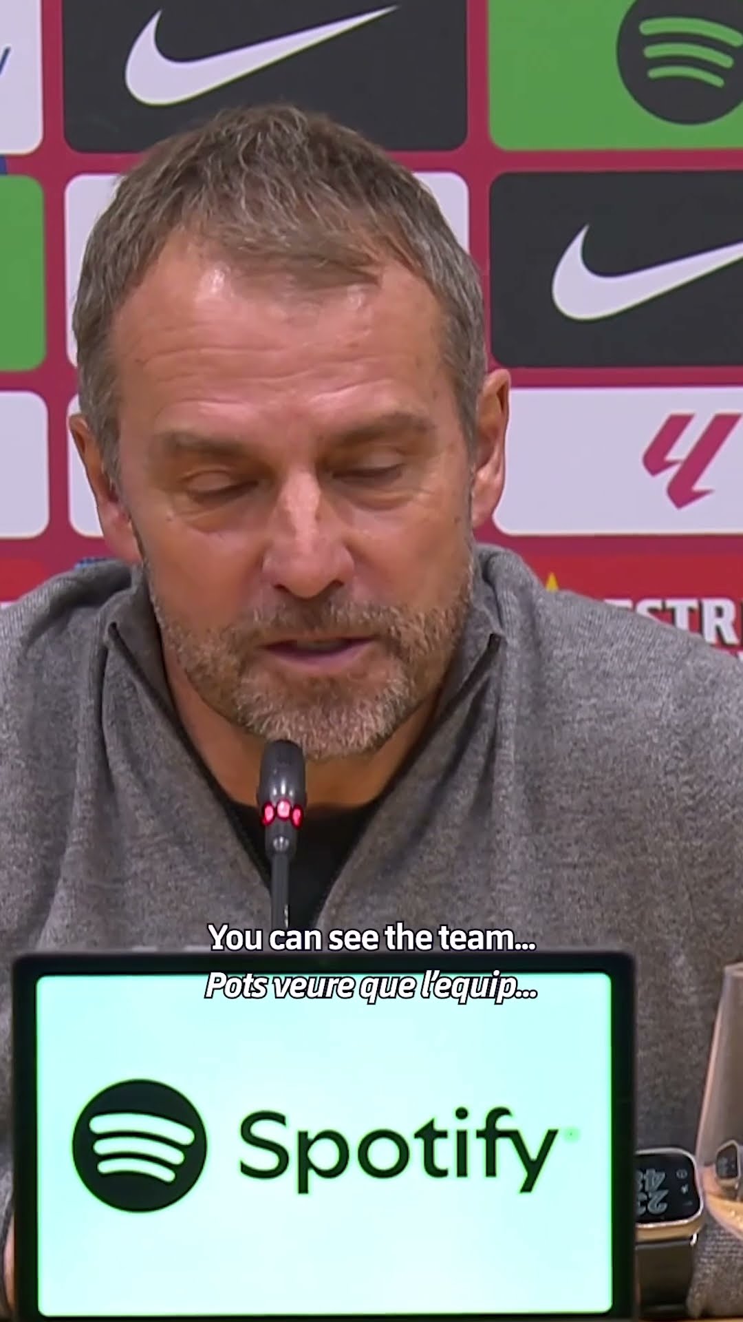 Flick was IMPRESSED with Gavi ? #fcbarcelona #shorts