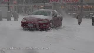 Intense Blizzard in NY &amp; CT - Jan 4, 2018