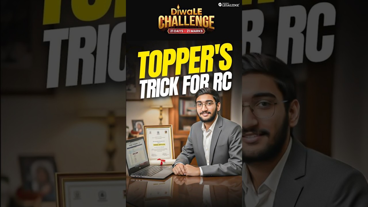 Increase RC speed | CLAT 2026 | by topper Nikhil 