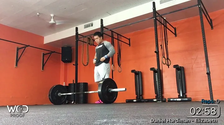 Dan Hardiman - "Elizabeth" CrossFit Benchmark WOD ...