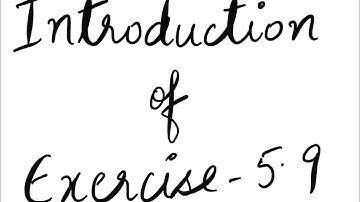 Class 6 maths NCERT intro of ex 5.9