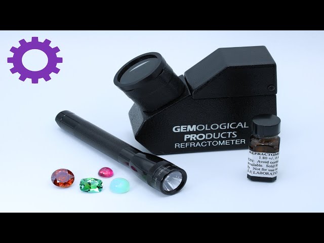 Gem Tester Gemstone Tester for All Stones 22×11×8 Rhg181 1.30-1.81  Professional Gemstone Ldentification Gem Refractometer