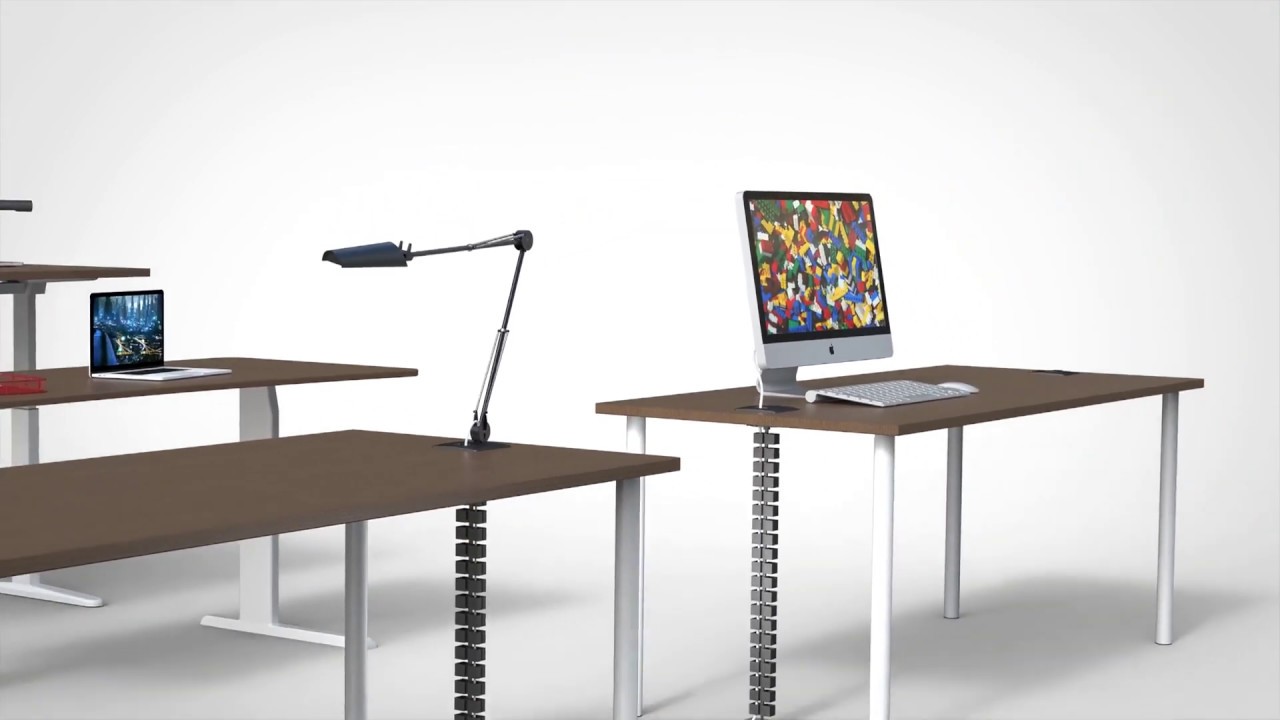 Kuba Cable Management For Sit Stand Desks Box15 Youtube