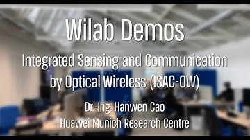WiLab Demos | Integrated Sensing and Communication by Optical Wireless (ISAC-OW)