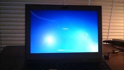 Windows 7 on Cr-48... Cold Boot