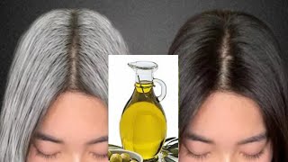 White Hair To Black Hair Naturally Permanently in 2 minutes | White Hair Dye With 2Herbs