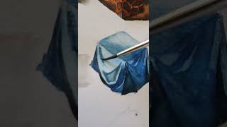 fabric texture using watercolor