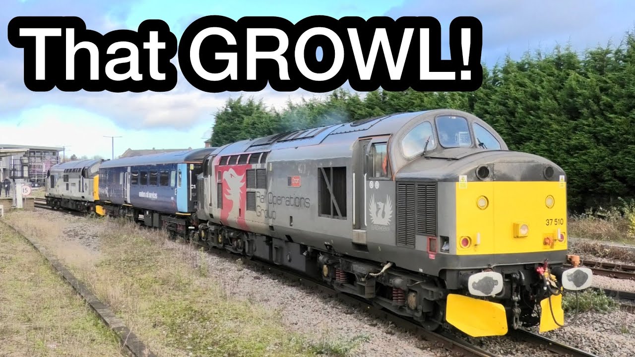 20 mins of Class 37's! GROWLING..! 
