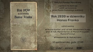 IPNtv: Rok 1939 w dzienniku Hansa Franka