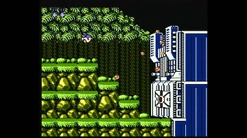 CGR Gameplay - CONTRA (NES) Level 1 Boss