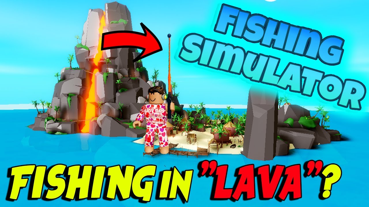 Unlocking The Eruption Island And How To Finish The Lava Obby - fishing simulator roblox lava parkour