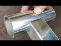 SS: How to Notch Steel Tubes Without a Tube Notcher || secret tube notching technique