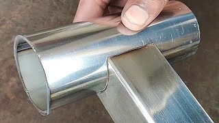 SS: How to Notch Steel Tubes Without a Tube Notcher || secret tube notching technique