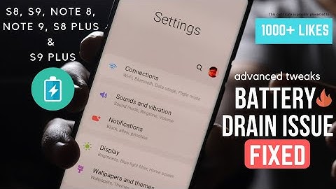 Fix Samsung One UI Battery Drain Issue in S8, S9, S10, S20, Note 9, Note 10, Note 20