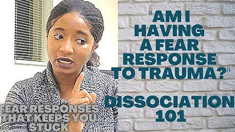 "Am I Having A Fear Response To Trauma?" Dissociation 101 | Psychotherapy Crash Course