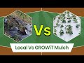 Low quality mulch vs high quality mulch  premium quality mulch  growit mulch