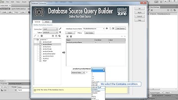 Creating a Basic Filter Using DMXzone Database Connector