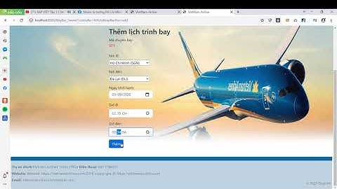 Demo Web đặt vé máy bay bằng PHP