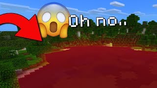 The most terrifying Minecraft world I've ever played.. (Minecraft Blood.exe Seed)