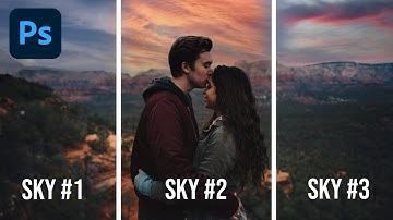 the one with the ONE CLICK SKY REPLACEMENT TOOL PHOTOSHOP