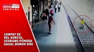 Lompat Ke Rel Kereta, Pemuda Gagal Bunuh Diri